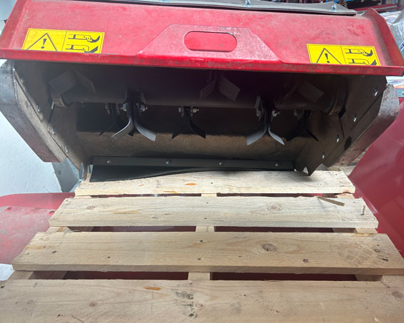 Trinciatrice TR 60 usata con coltelli a Y per motocoltivatore